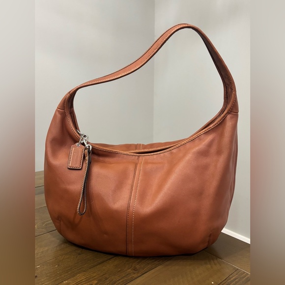 Coach Handbags - Coach Ergo Brown Leather Hobo Bag